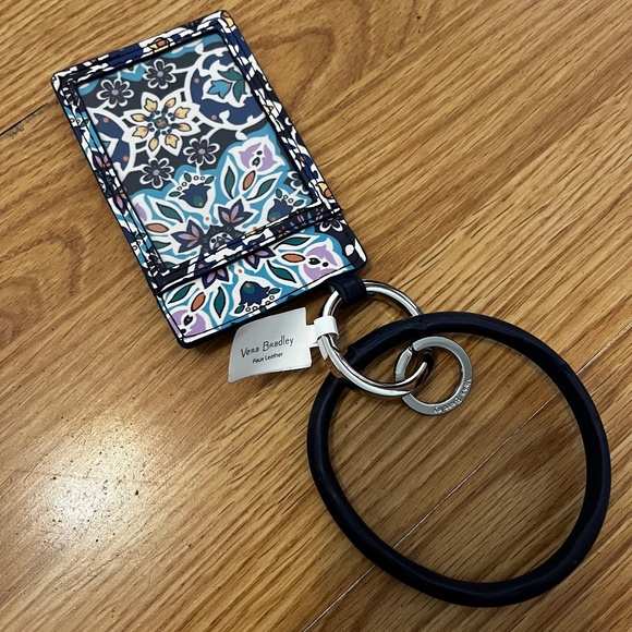 Vera Bradley bracelet key ring card case, nwt - Picture 1 of 4